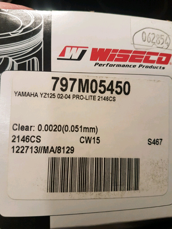 YAMAHA YZ 125 PISTON KIT in Motorcycle Parts & Accessories in Winnipeg - Image 3