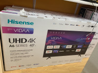 Hisense 43”, 55”, 65”, 70” TV (4K ultra HD ) 