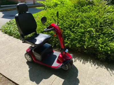 Mobility scooter red, View more