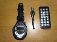 Vehicle MP3 Player Wireless FM Transmitter Audio Modulator