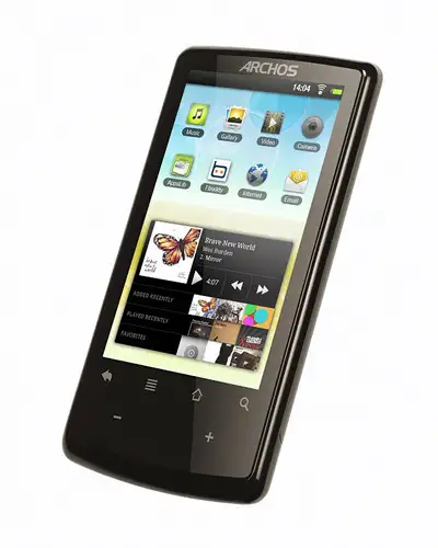 Archos 32 Internet Tablet 8 GB capacity for about 4,000 songs, 80,000 photos, or seven full-length m...
