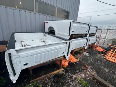 We have 5 - Ford - 8ft Truck Boxes, They came off 2019- 22 F350's and F550's. Includes Tailgates wit...