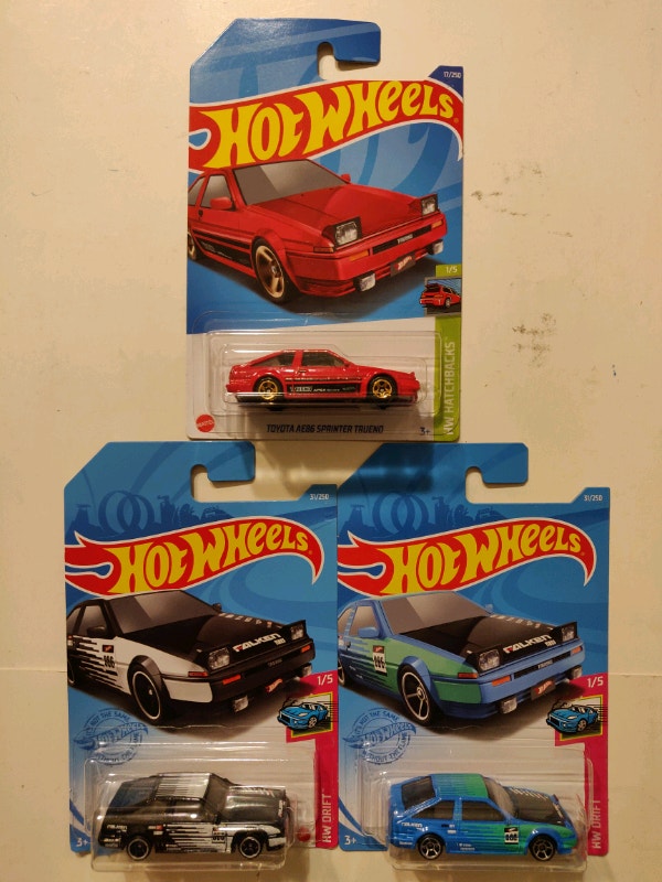 Hot Wheels Toyota AE86 Sprinter Trueno 164 diecast car JDM HW Toys & Games City of Toronto
