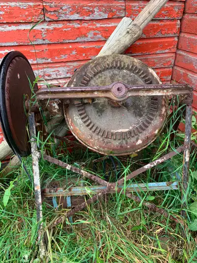 Antique Cement Mixer, View more
