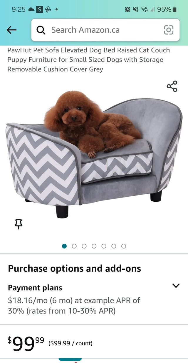 PawHut pet sofa in Accessories in Kitchener / Waterloo - Image 2