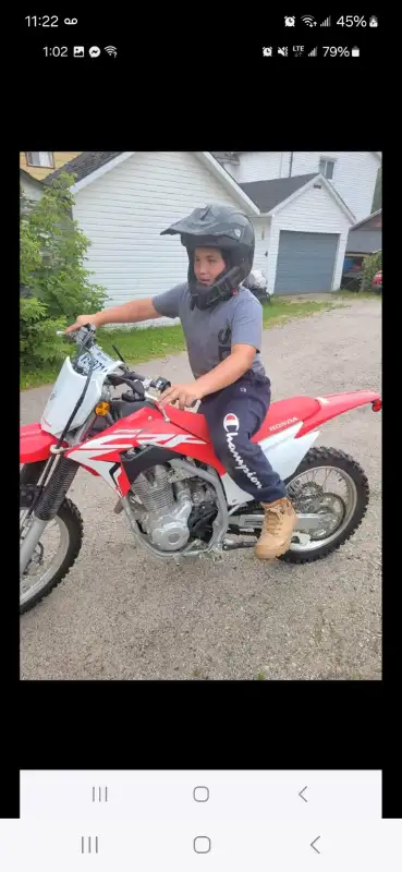 Honda crf 250 4 strock! Solid bike. not excepting Trades.