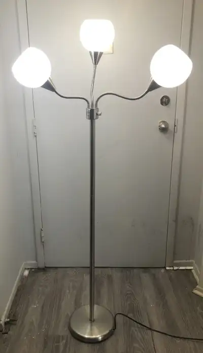 Three Arm Adjustable Floor Lamp, View more