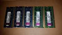 Laptop RAM (DDR2, DDR3)