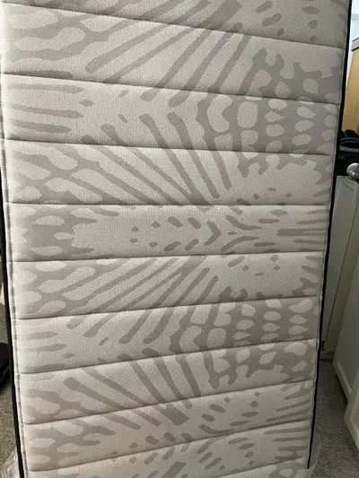Free twin mattress and pillow. Text 780-691-3219. Pickup only, View more