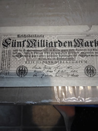 Early 20th Century German Banknotes