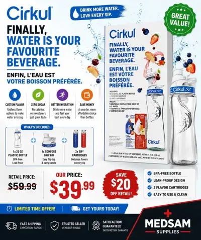 Cirkul Hydration Water Bottle Starter, View more