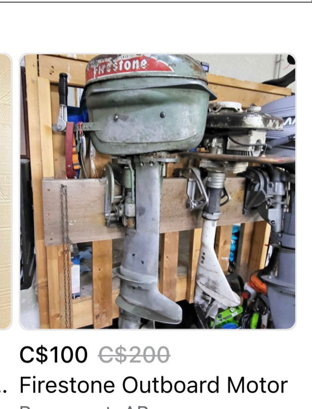 ISO offering any unwanted small gas outboard or electric motor