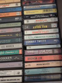 58 cassette tapes
