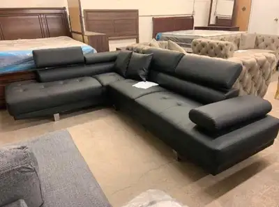 Black Sectional Sofa, View more