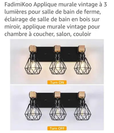 Lumière applique murale neuf, View more