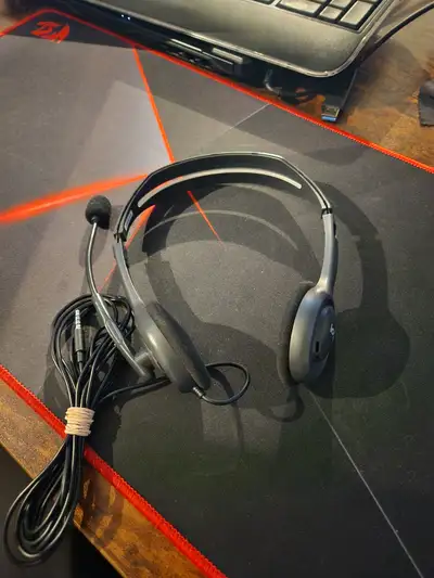 Logitech Headset with Mic – Good Condition, View more