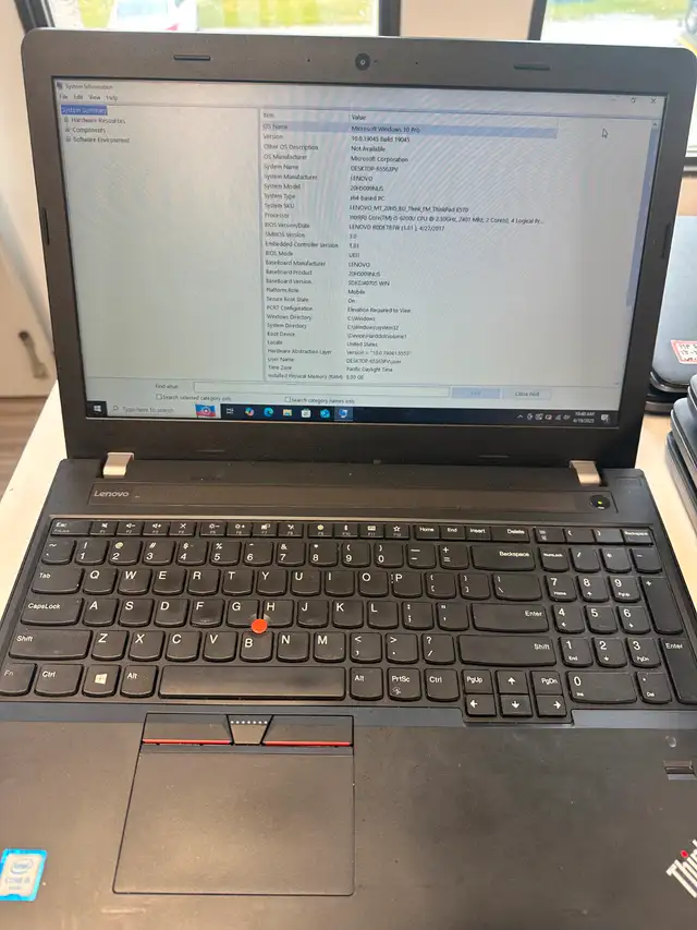 Lenovo ThinkPad E570, i5-6th, 8GB RAM + 256GB SSD, WIN 10 PRO in Laptops in Edmonton - Image 5