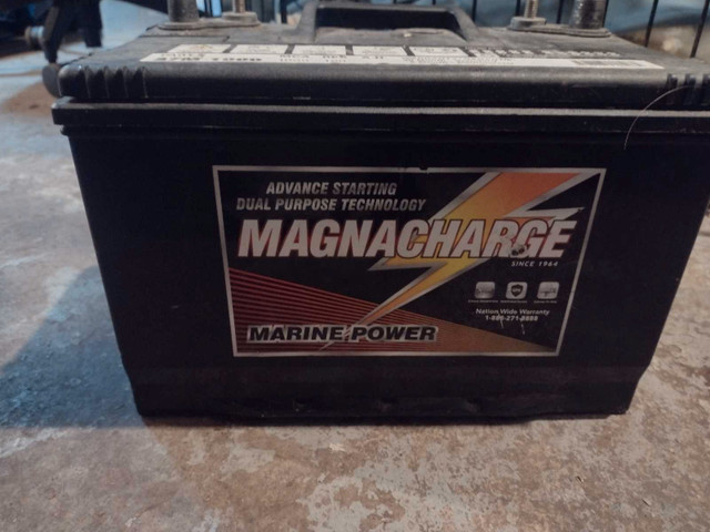 Trade utility marine battery for pond pumps in Fish for Rehoming in Dartmouth