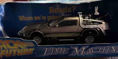 Sun Star 1:18 Scale Back To The Future Time Machine, View more