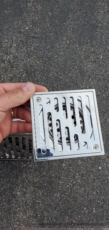 Square Floor Drain, Drains Shower Stainless Steel in Plumbing, Sinks, Toilets & Showers in City of Toronto - Image 6