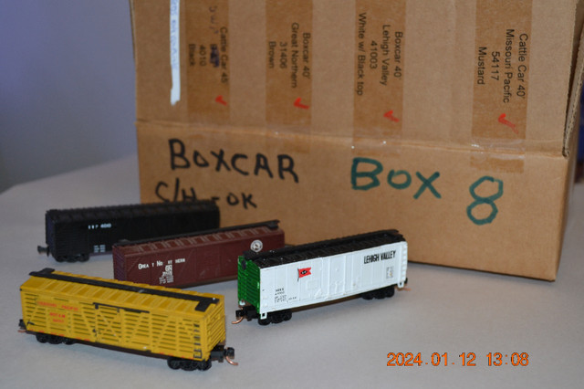 N Scale Train Cars (2) in Hobbies & Crafts in Kingston
