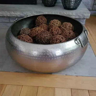 METAL DECORATIVE BOWL LARGE, View more