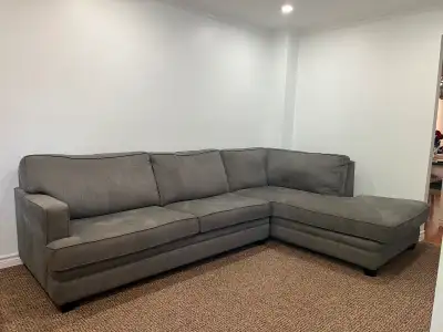 Modern Grey Chaise Sofa, View more