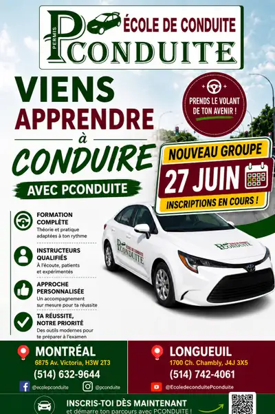 École de conduite Pconduite , View more