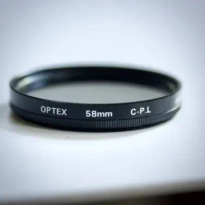 58 mm circular polarizer - photo filter, View more