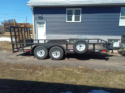 7 x 16 tandem axle trailer, View more
