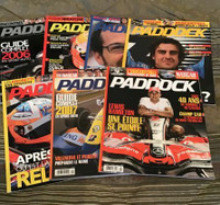 7  Magazines auto PADDOCK de la formule 1    2006 - 2007