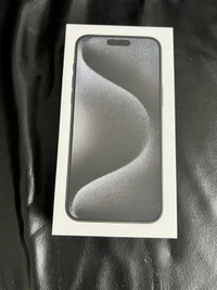 iPhone 15 Pro Max 256GB Black. Brand New & SEALED