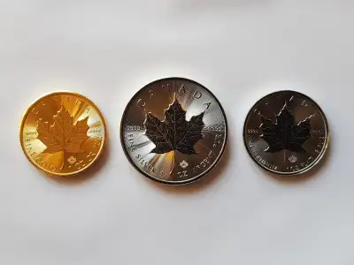 999+ Pure Fine Gold, Silver, Platinum Canadian Maple Leaf RCM Coins Prices depend on the current COM...