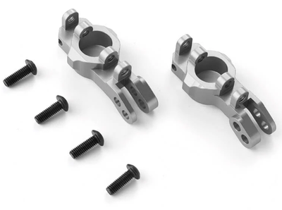 Brand new in package unused 2x machined alloy front and rear C hub carrier for rc car 1-10 RedCat Bl...