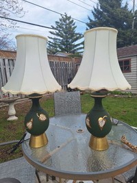 two table lamps 