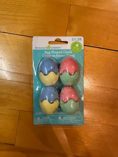 Egg shaped chalk