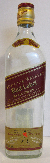 Mirror Johnnie Walker Red Label Whisky pub/bar home decoration mancave 