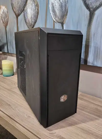 Great little PC runs games good at 1080p. Has been fully cleaned and passed stress tests. Both drive...