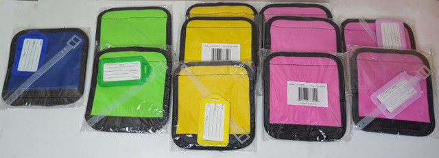 Luggage Handle Wrap & Matching Name Tag Travel Set in Other in Oakville / Halton Region - Image 4
