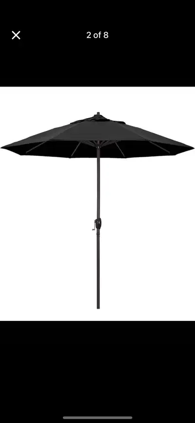 Brand new in box 2 available in stock California Umbrella ATA908117-F32 9' Olefin Fabric Aluminum Ma...