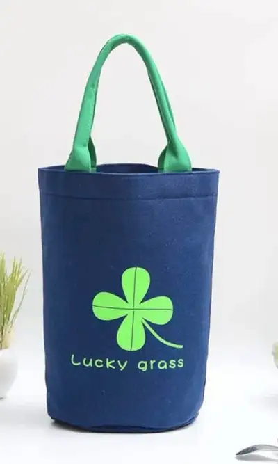 Lucky Grass Canvas Tote Bag, View more