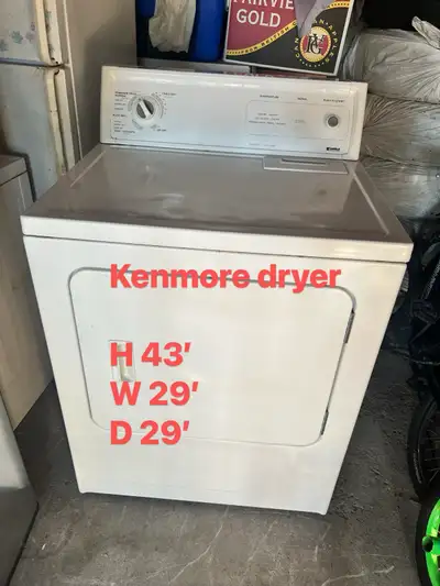 Good condition Kenmore Dryer $160, View more