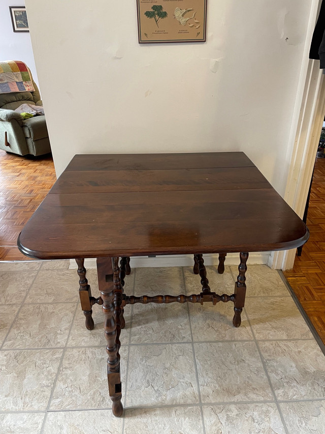 Vintage Mahogany Dining Room Table in Dining Tables & Sets in Guelph - Image 2