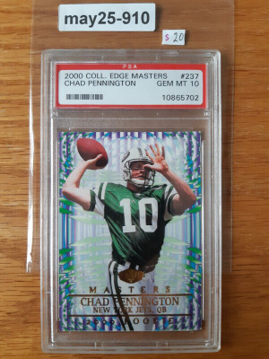 Chad Pennington Collector's Edge Masters Rookie Card –