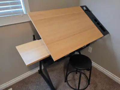 Selling a fully assembled drafting table/desk that was purchased about a year ago and only used a ha...