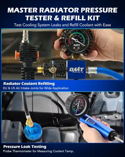 Coolant Pressure Tester 33pc Master Coolant Vacuum Refill Kit, View more