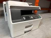 Two Panasonic DP-MB350 multifunction printers/scanners/fax machi