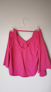 Zara basic collection pink top