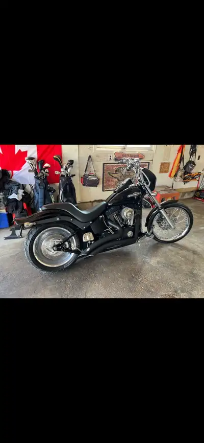 2007 Harley softail (fxstb) 17,000 miles 96 ci Fuel injection 6 speed 12” apes Vance n Hines big rad...