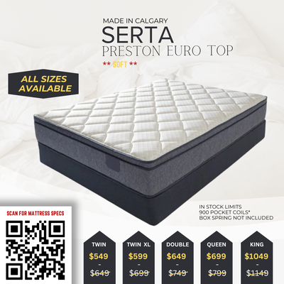 SERTA MATTRESSES SALE AT CANADIAN MATTRESS YYC! COME NOW, View more